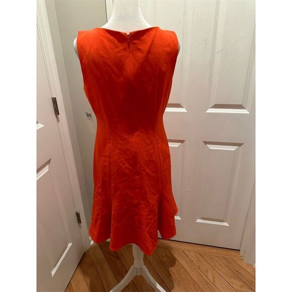Ivy & Blu Women's Mini Wells Dress Size 6 Tangerine Square Neck - Picture 3 of 12